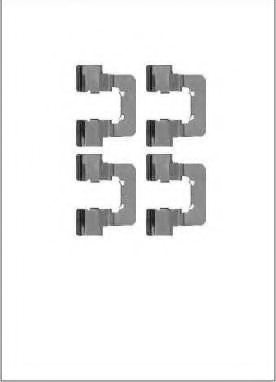 MOTAQUIP LVMK1118 Accessory Kit, disc brake pads